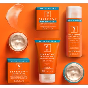 BARWA SULFUR MATTIFYING CREAM anti-acne care 50ML BARWA SULFUR MATTIFYING CREAM anti-acne care 50ML