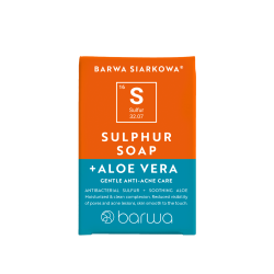 BARWA SULFUR Anti-acne soap with aloe 100g BARWA SULFUR Anti-acne soap with aloe 100g