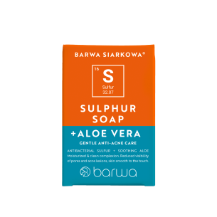 BARWA SULFUR Anti-acne soap with aloe 100g
