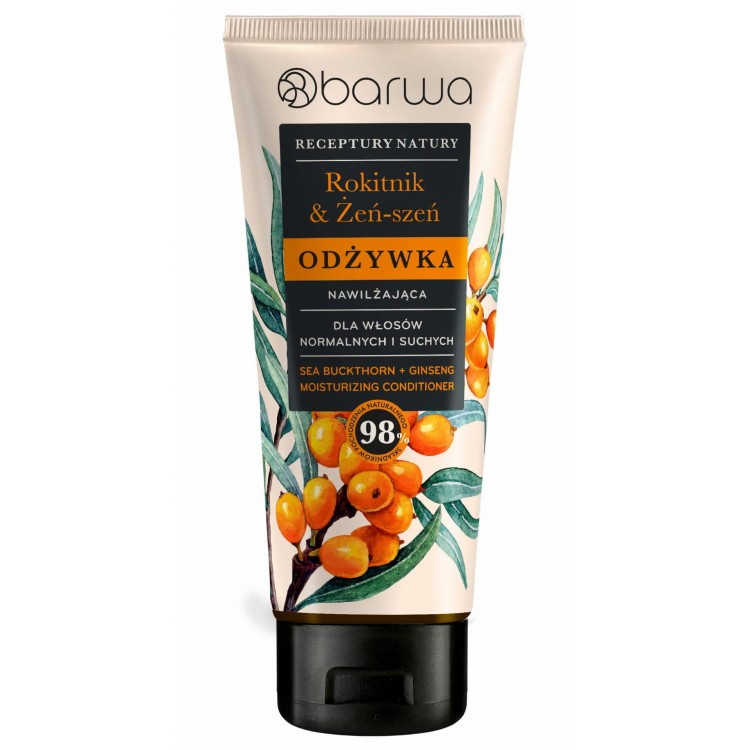 BARWA RECEPTURY NATURY Sea Buckthorn + Ginseng Moisturizing Conditioner 200 ml BARWA RECEPTURY NATURY Sea Buckthorn + Ginseng Moisturizing Conditioner 200 ml