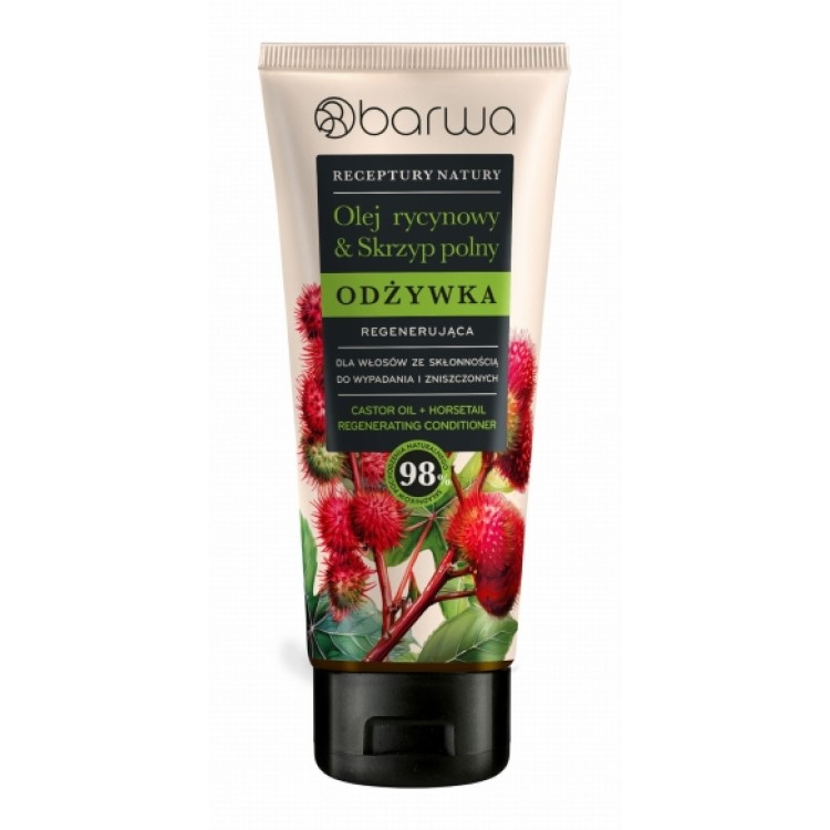 BARWA RECEPTURY NATURY Regenerating Conditioner Castor Oil + Horsetail 200 ml BARWA RECEPTURY NATURY Regenerating Conditioner Castor Oil + Horsetail 200 ml