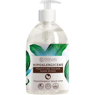 BARWA HYPOALLERGENIC TRADITIONAL POLISH GRAY LIQUID SOAP 500ML BARWA HYPOALLERGENIC TRADITIONAL POLISH GRAY LIQUID SOAP 500ML