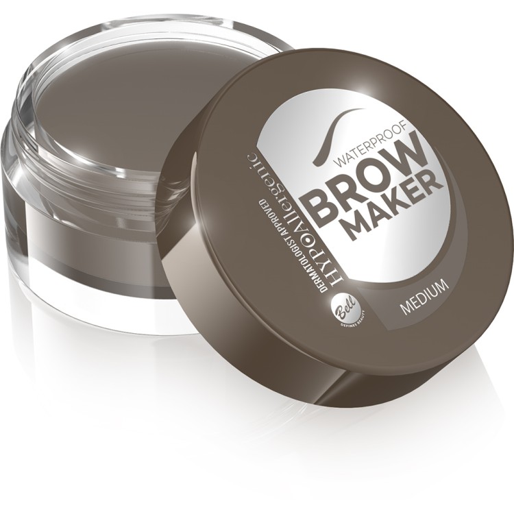 BELL  HYPOAllergenic Waterproof Brow Maker MEDIUM NO 02