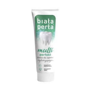 BIAŁA PERŁA MULTI PERFECT hydroxyapatite toothpaste 100ml BIAŁA PERŁA MULTI PERFECT hydroxyapatite toothpaste 100ml