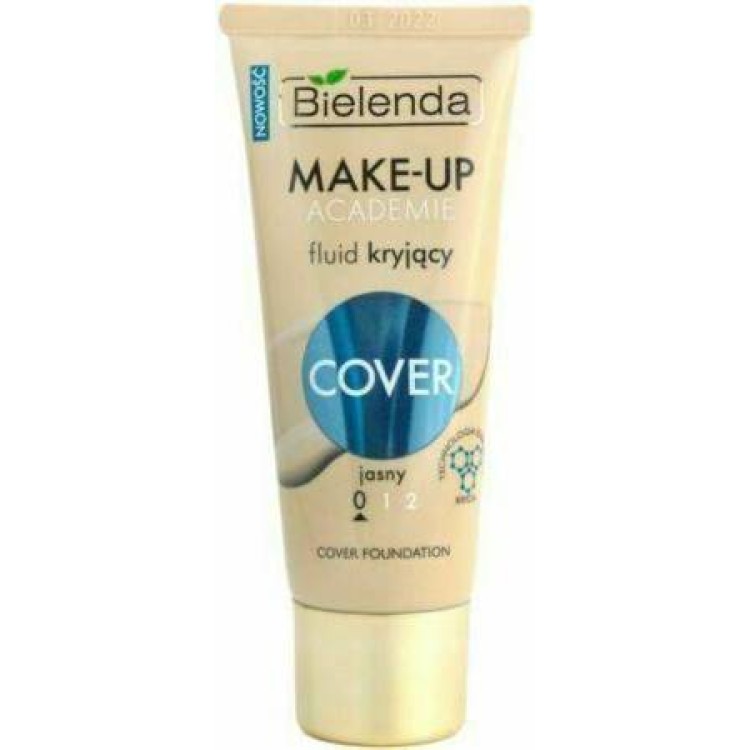 Bielenda Make-Up Academie Cover Foundation Perfect Cover Fluid 0 Light 30g