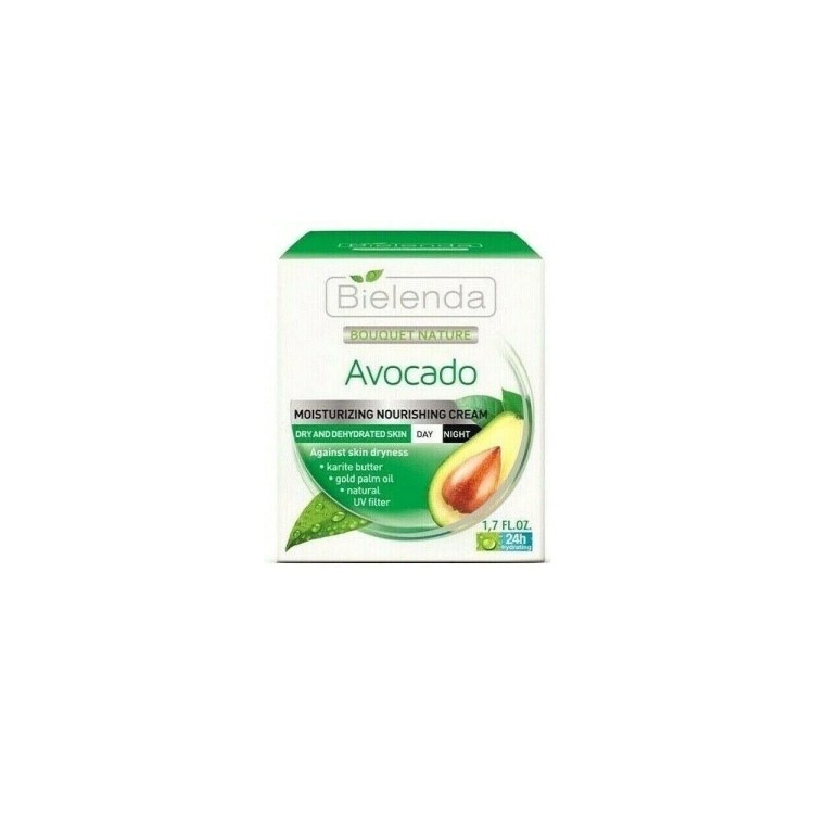 Bielenda Avocado Moisturising Nourishing Cream For Dry And Dehydrated Skin 50ml