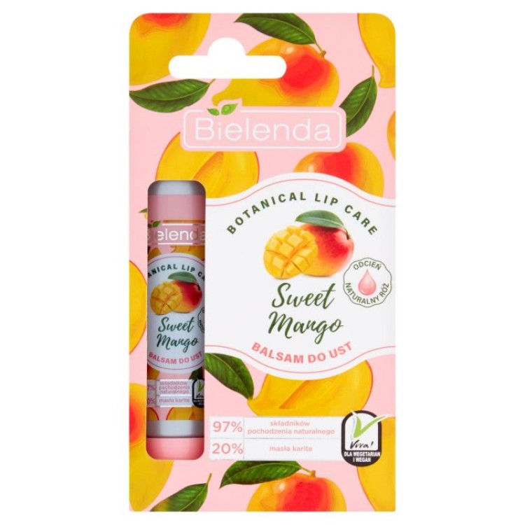 Bielenda BOTANICAL LIP CARE Sweet Mango Lip Balm 10g Bielenda BOTANICAL LIP CARE Sweet Mango Lip Balm 10g