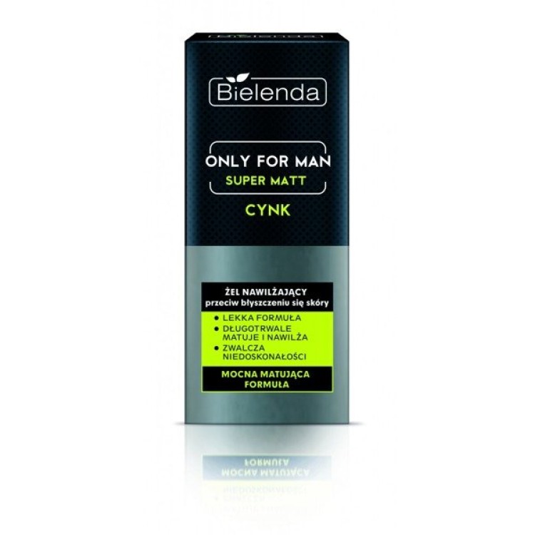 Bielenda Only for Man Super Matt Moisturizing gel against shine of the skin 50ml