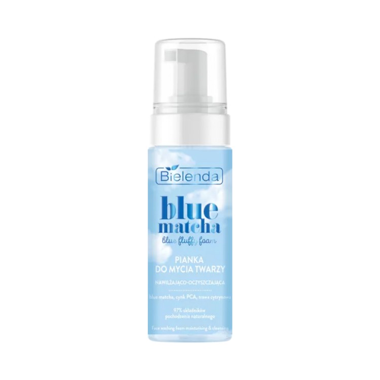 Bielenda BLUE MATCHA Blue Fluffy Face Cleansing Foam 150ml