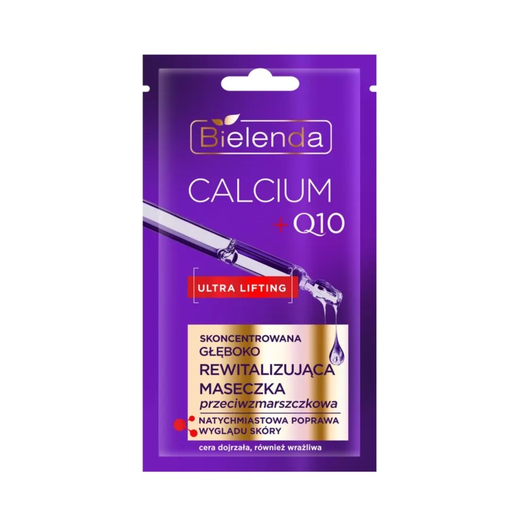 BIELENDA CALCIUM + Q10 DEEPLY CONCENTRATED REVITALIZING ANTI-WRINKLE MASK 8G