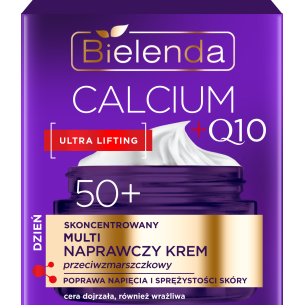 BIELENDA CALCIUM + Q10 CONCENTRATED MULTI REPAIR ANTI-WRINKLE DAY CREAM 50+, 50ML BIELENDA CALCIUM + Q10 CONCENTRATED MULTI REPAIR ANTI-WRINKLE DAY CREAM 50+, 50ML