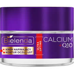 BIELENDA CALCIUM + Q10 CONCENTRATED CREAM TIGHTENING THE CONTOUR OF EYES AND LIPS, ANTI-WRINKLE 15ML