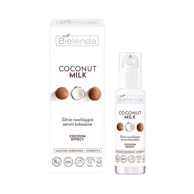 Bielenda COCONUT MILK Highly moisturizing coconut serum 30ml Bielenda COCONUT MILK Highly moisturizing coconut serum 30ml