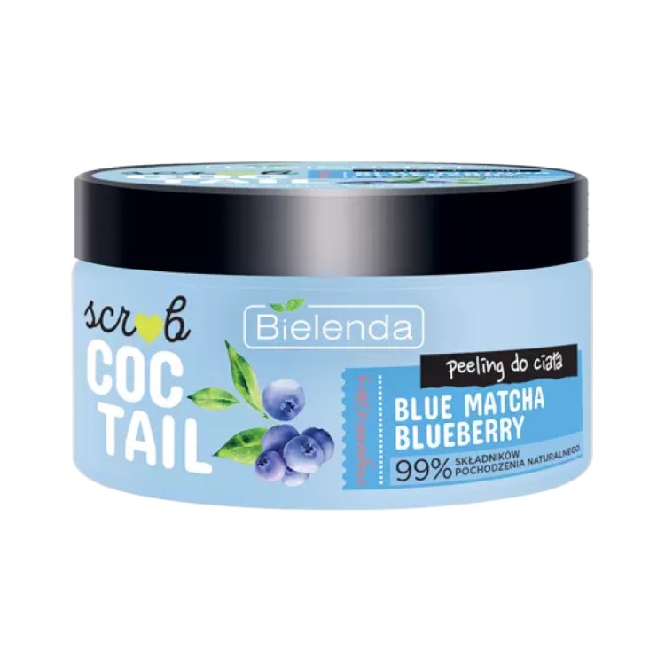 Bielenda COCTAIL SCRUB regenerating   body scrub Blue Matcha - Blueberry  350ml