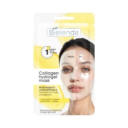 BIELENDA COLLAGEN HYDROGEL MASK Moisturizing and brightening hydrogel mask with collagen 1pcs  BIELENDA COLLAGEN HYDROGEL MASK Moisturizing and brightening hydrogel mask with collagen 1pcs