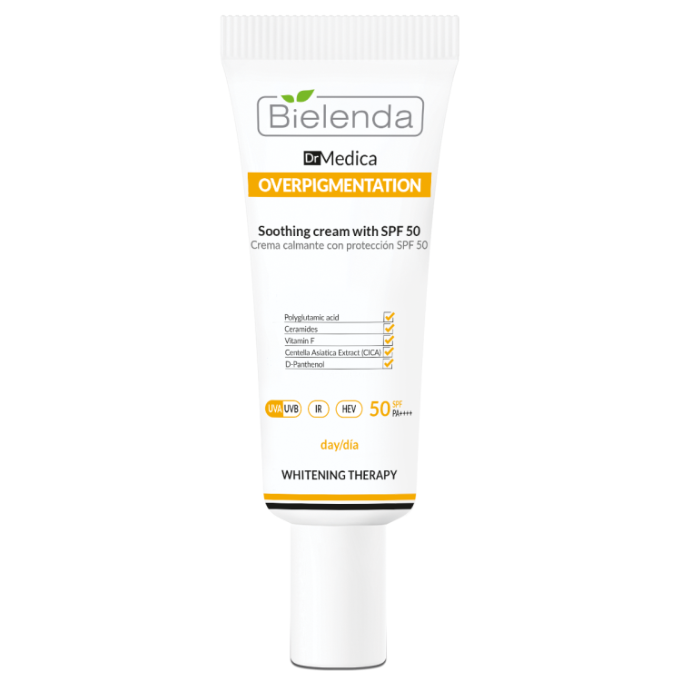 Bielenda Dr Medica OVERPIGMENTATION Soothing Day Cream with SPF50 50ml