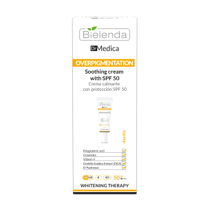 Bielenda Dr Medica OVERPIGMENTATION Soothing Day Cream with SPF50 50ml Bielenda Dr Medica OVERPIGMENTATION Soothing Day Cream with SPF50 50ml