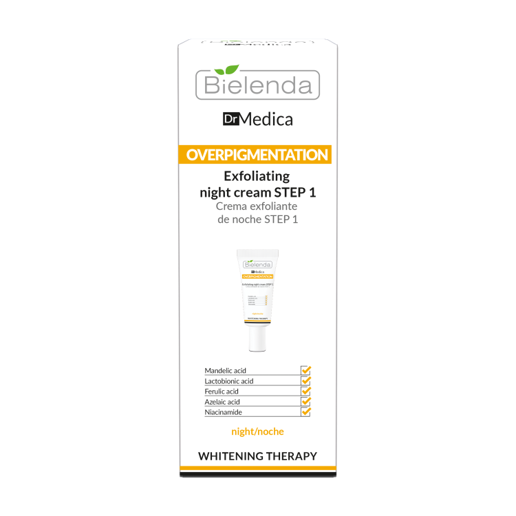 Bielenda Dr Medica OVERPIGMENTATION Exfoliating Night Cream 30ml