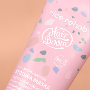 BODY BOOM  Hairboom Rice Rehab- 4 in 1 Multifunctional Rice Hair Mask, 200ml BODY BOOM  Hairboom Rice Rehab- 4 in 1 Multifunctional Rice Hair Mask, 200ml