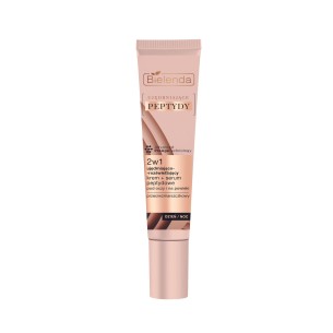 BIELENDA FIRMING PEPTIDES FIRMING AND ILLUMINATING ANTI-WRINKLE CREAM + PEPTIDE SERUM UNDER THE EYES AND EYELIDS 15ML BIELENDA FIRMING PEPTIDES FIRMING AND ILLUMINATING ANTI-WRINKLE CREAM + PEPTIDE SERUM UNDER THE EYES AND EYELIDS 15ML