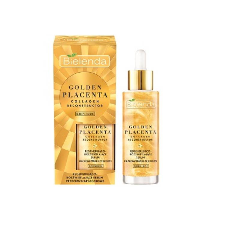 BIELENDA GOLDEN PLACENTA COLLAGEN RECONSTUCTOR Regenerating and illuminating anti-wrinkle serum 30ml