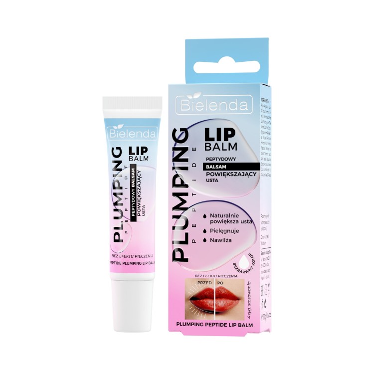 BIELENDA PLUMPING LIP BALM PEPTIDE LIP VOLUMIZING BALM WITHOUT BURNT EFFECT 10g BIELENDA PLUMPING LIP BALM PEPTIDE LIP VOLUMIZING BALM WITHOUT BURNT EFFECT 10g