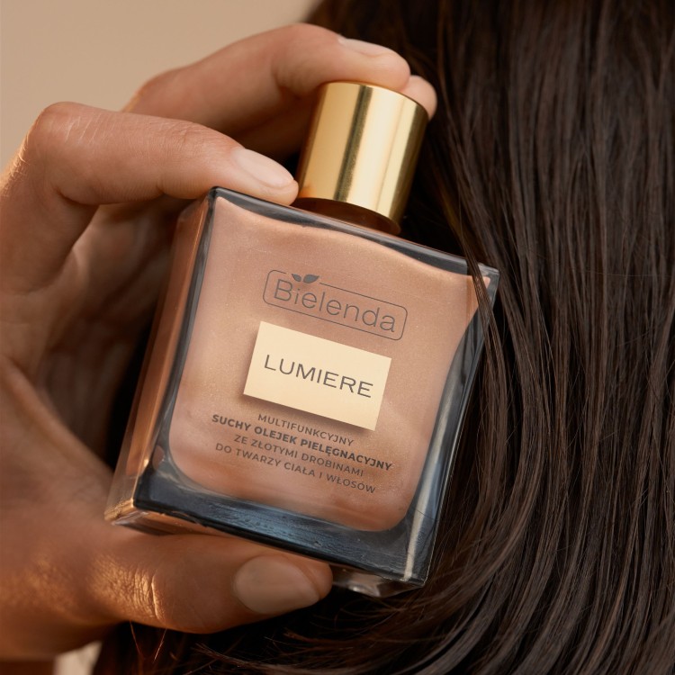 BIELENDA LUMIERE MULTIFUNCTIONAL DRY CARE OIL FOR FACE, BODY AND HAIR WITH SHIMMER 50ML BIELENDA LUMIERE MULTIFUNCTIONAL DRY CARE OIL FOR FACE, BODY AND HAIR WITH SHIMMER 50ML