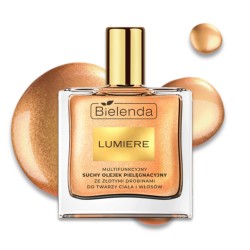 BIELENDA LUMIERE MULTIFUNCTIONAL DRY CARE OIL FOR FACE, BODY AND HAIR WITH SHIMMER 50ML BIELENDA LUMIERE MULTIFUNCTIONAL DRY CARE OIL FOR FACE, BODY AND HAIR WITH SHIMMER 50ML