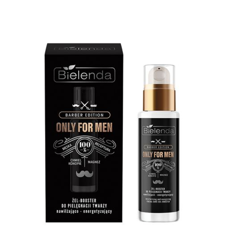 Bielenda Only For Men Barber Edition Gel Moisturizing and Energizing Booster 30ml