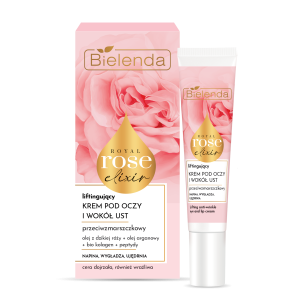 BIELENDA ROYAL ROSE ELIXIR ANTI-WRINKLE LIFTING CREAM UNDER EYES AND AROUND LIPS 15ML BIELENDA ROYAL ROSE ELIXIR ANTI-WRINKLE LIFTING CREAM UNDER EYES AND AROUND LIPS 15ML