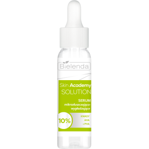 BIELENDA SKIN ACADEMY SOLUTION MICRO-EXFOLIATING AND SMOOTHING SERUM 30ML BIELENDA SKIN ACADEMY SOLUTION MICRO-EXFOLIATING AND SMOOTHING SERUM 30ML