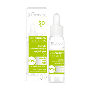 BIELENDA SKIN ACADEMY SOLUTION MICRO-EXFOLIATING AND SMOOTHING SERUM 30ML BIELENDA SKIN ACADEMY SOLUTION MICRO-EXFOLIATING AND SMOOTHING SERUM 30ML