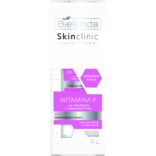 BIELENDA SKIN CLINIC PROFESSIONAL VITAMIN P strengthening and soothing face cream 40 ml BIELENDA SKIN CLINIC PROFESSIONAL VITAMIN P strengthening and soothing face cream 40 ml