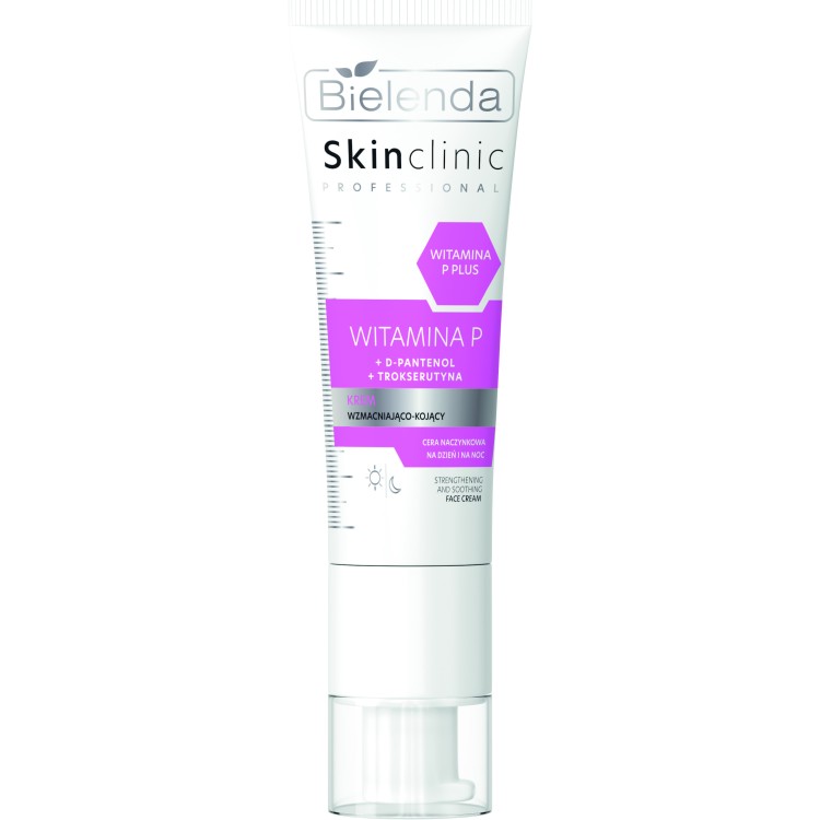 BIELENDA SKIN CLINIC PROFESSIONAL VITAMIN P strengthening and soothing face cream 40 ml BIELENDA SKIN CLINIC PROFESSIONAL VITAMIN P strengthening and soothing face cream 40 ml