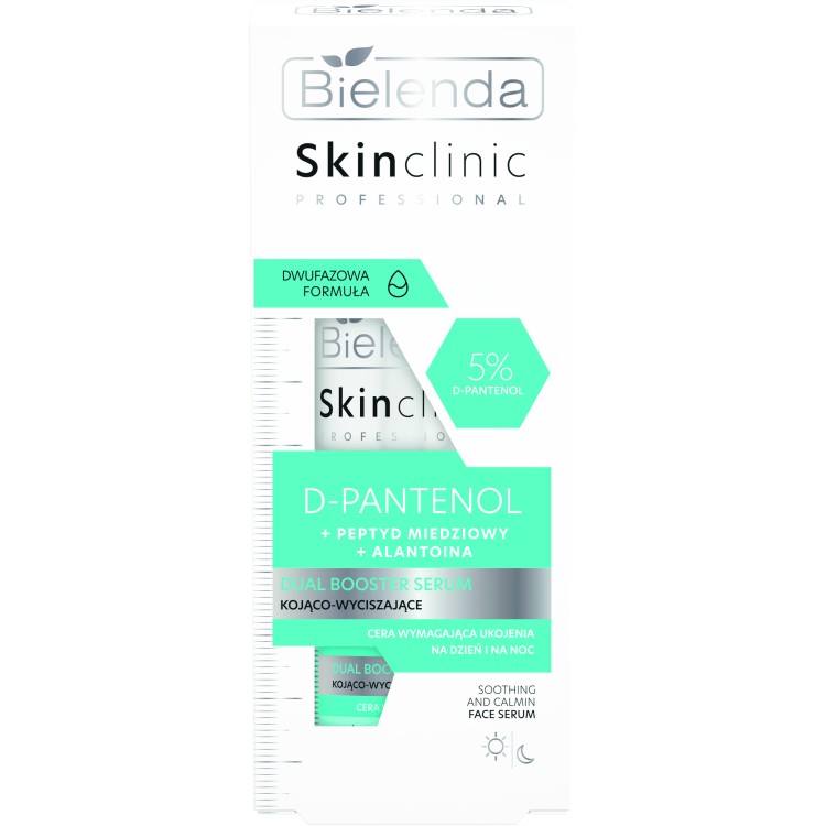 BIELENDA SKIN CLINIC PROFESSIONAL D-PANTHENOL dual booster soothing and calming serum 45 ml BIELENDA SKIN CLINIC PROFESSIONAL D-PANTHENOL dual booster soothing and calming serum 45 ml