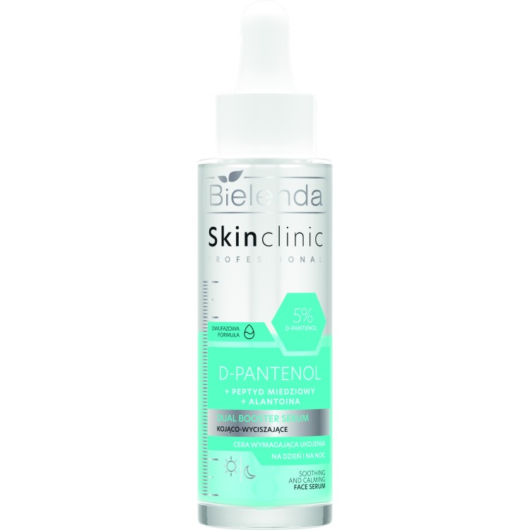 BIELENDA SKIN CLINIC PROFESSIONAL D-PANTHENOL dual booster soothing and calming serum 45 ml BIELENDA SKIN CLINIC PROFESSIONAL D-PANTHENOL dual booster soothing and calming serum 45 ml