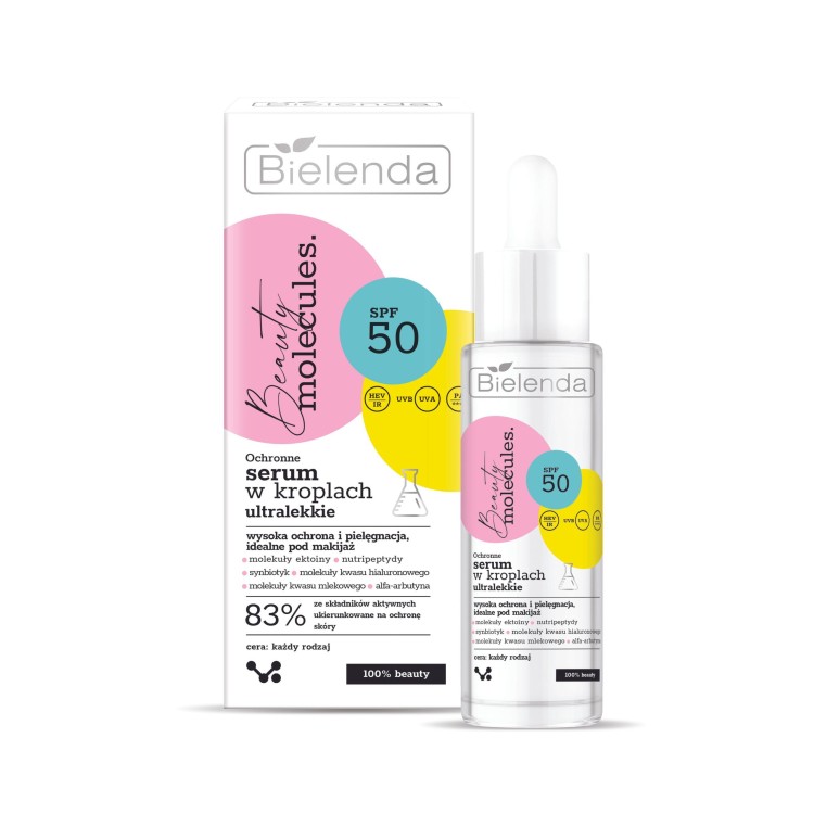 BIELENDA Beauty Molecules ultra light serum in drops SPF50 30g