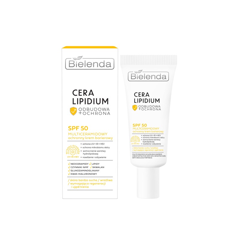 BIELENDA CERA LIPIDIUM MULTICERAMIDE PROTECTIVE BARRIER CREAM SPF 50 BIELENDA CERA LIPIDIUM MULTICERAMIDE PROTECTIVE BARRIER CREAM SPF 50