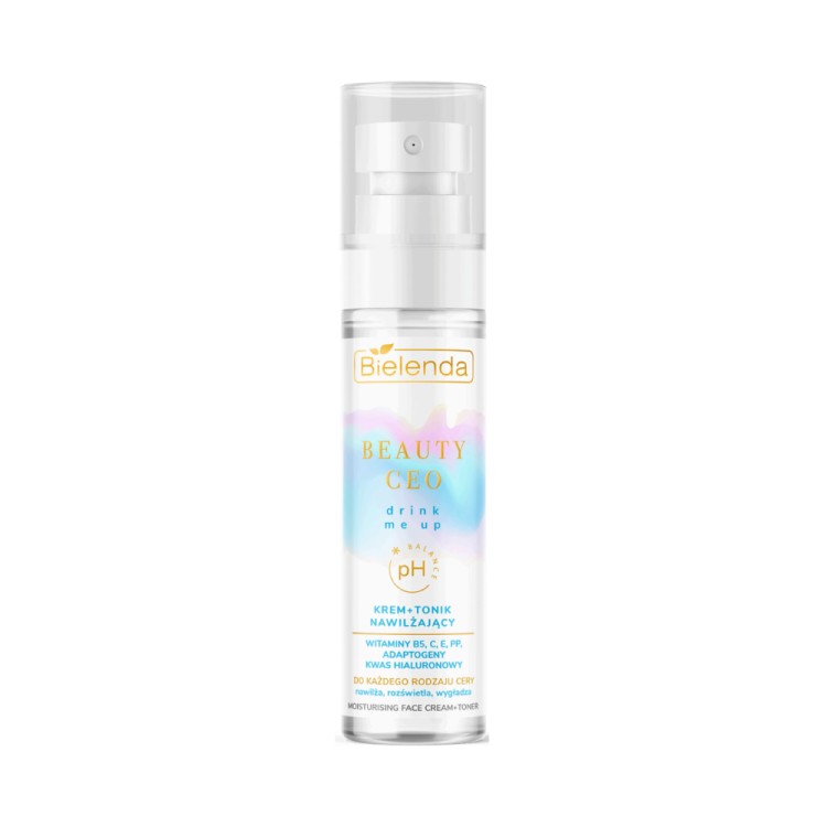 Bielenda BEAUTY CEO Drink Me Up- Cream + Moisturizing Tonic, 75m