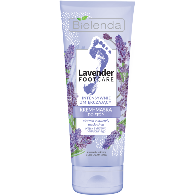 BIELENDA LAVENDER FOOT CARE cream foot mask which intensively softens 100ML
