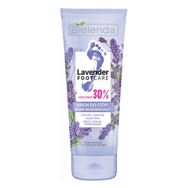 Bielenda Lavender Foot Care Strongly Regenerating Foot Cream with 30% Urea 75ml