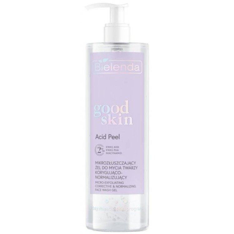 Bielenda GOOD SKIN ACID PEEL micro-exfoliating Correcting and normalizing face wash gel 190g