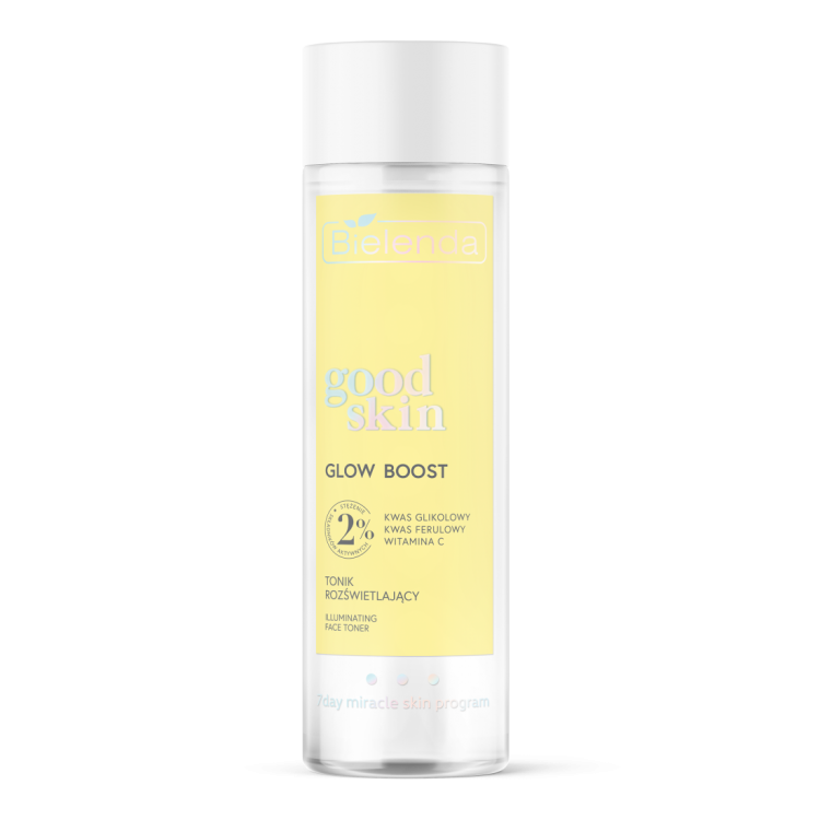 BIELENDA GOOD SKIN GLOW BOOST brightening tonic glycolic acid, vitamin C, ferulic acid 200ml BIELENDA GOOD SKIN GLOW BOOST brightening tonic glycolic acid, vitamin C, ferulic acid 200ml