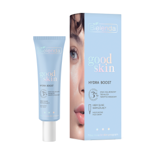 Bielenda GOOD SKIN HYDRA BOOST highly moisturizing cream hyaluronic acid, trehalose, tripeptide 50ml Bielenda GOOD SKIN HYDRA BOOST highly moisturizing cream hyaluronic acid, trehalose, tripeptide 50ml