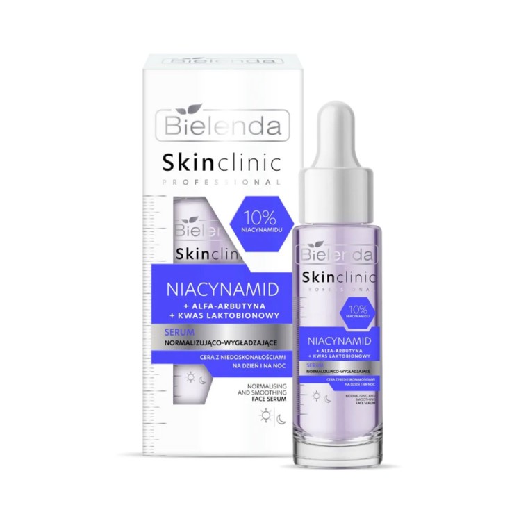 Bielenda Skin Clinic Professional 10% Niacinamide Normalising Smoothing Face Serum 30ml