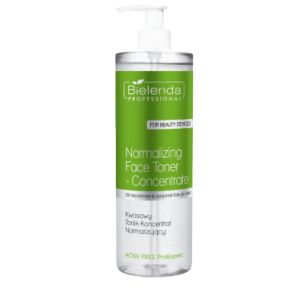 BIELENDA PROFESSIONAL ACNE FREE Normalizing face toner - concentrate 500ml BIELENDA PROFESSIONAL ACNE FREE Normalizing face toner - concentrate 500ml