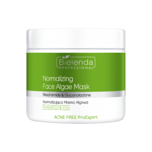 BIELENDA PROFESSIONAL ACNE FREE Normalizing face algae mask 160g BIELENDA PROFESSIONAL ACNE FREE Normalizing face algae mask 160g