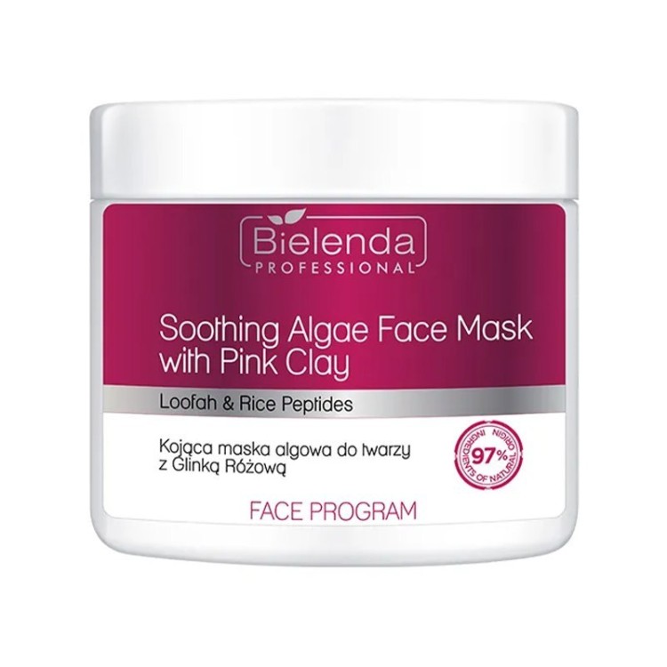 BIELENDA PROFESSIONAL Soothing algae face mask with pink clay 160g