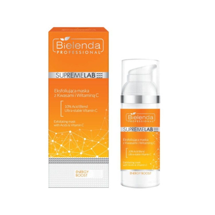 SUPREMELAB Energy Boost Exfoliating Mask with Acids and Vitamin C 50g
