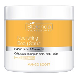 BIELENDA PROFESSIONAL MANGO BOOST Nourishing body, hand and foot scrub, 550g BIELENDA PROFESSIONAL MANGO BOOST Nourishing body, hand and foot scrub, 550g